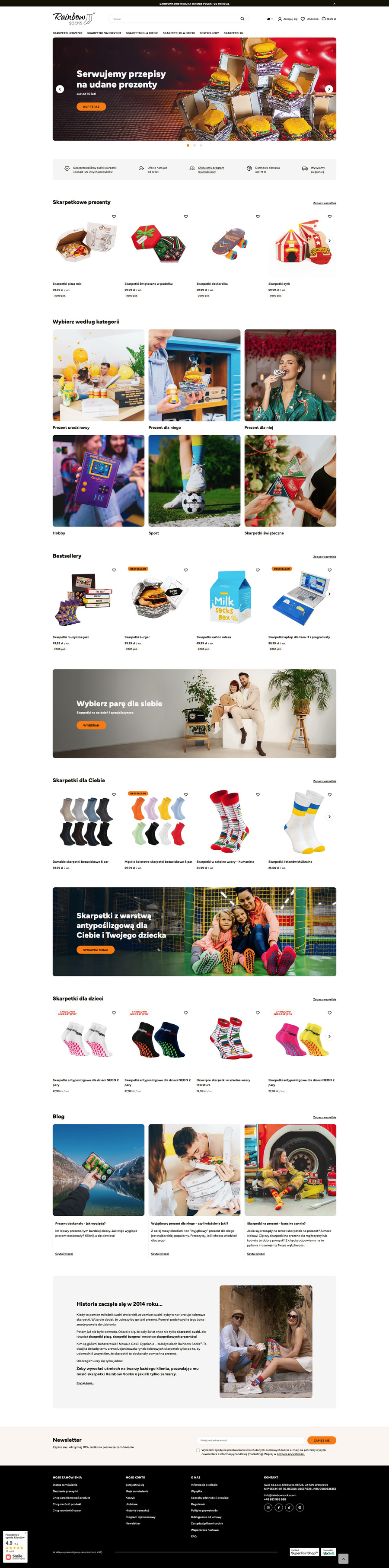 rainbowsocks.pl Strona główna