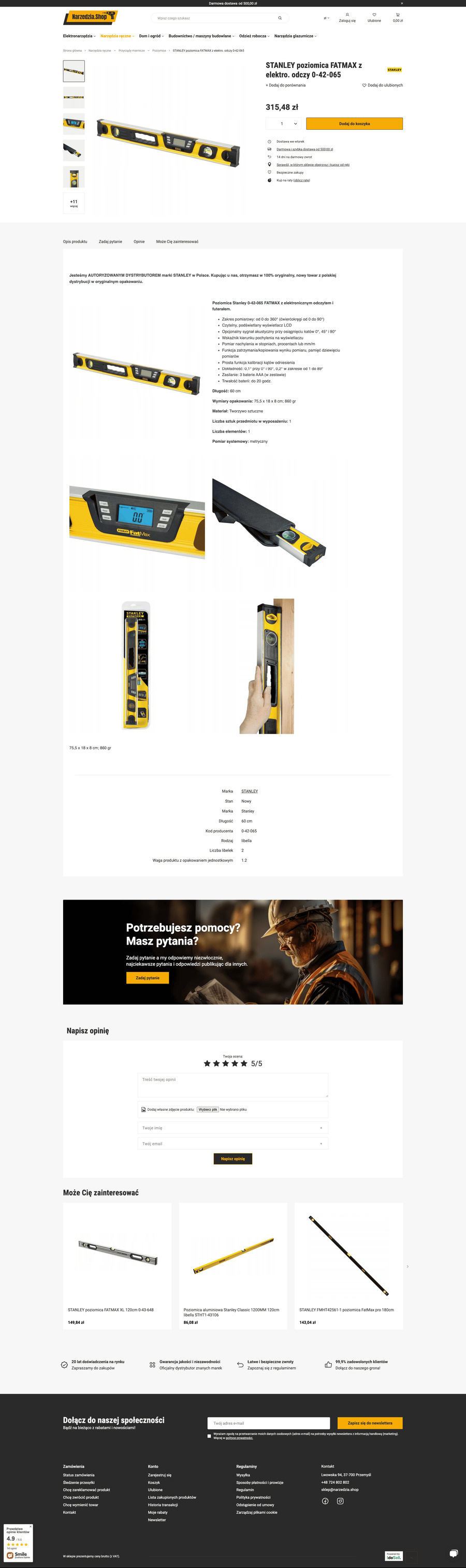 narzedzia.shop Karta towaru