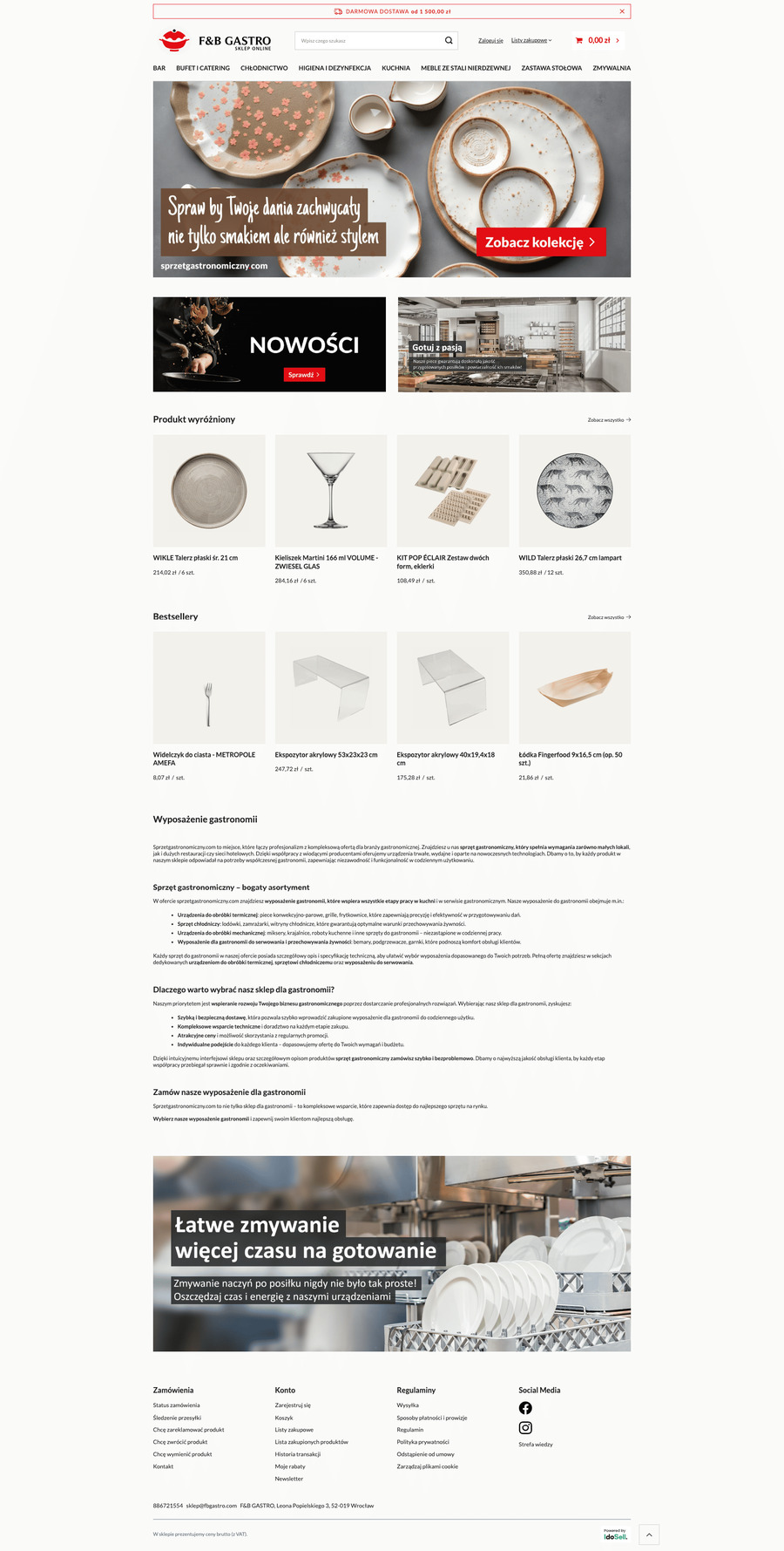 sprzetgastronomiczny.com Strona główna