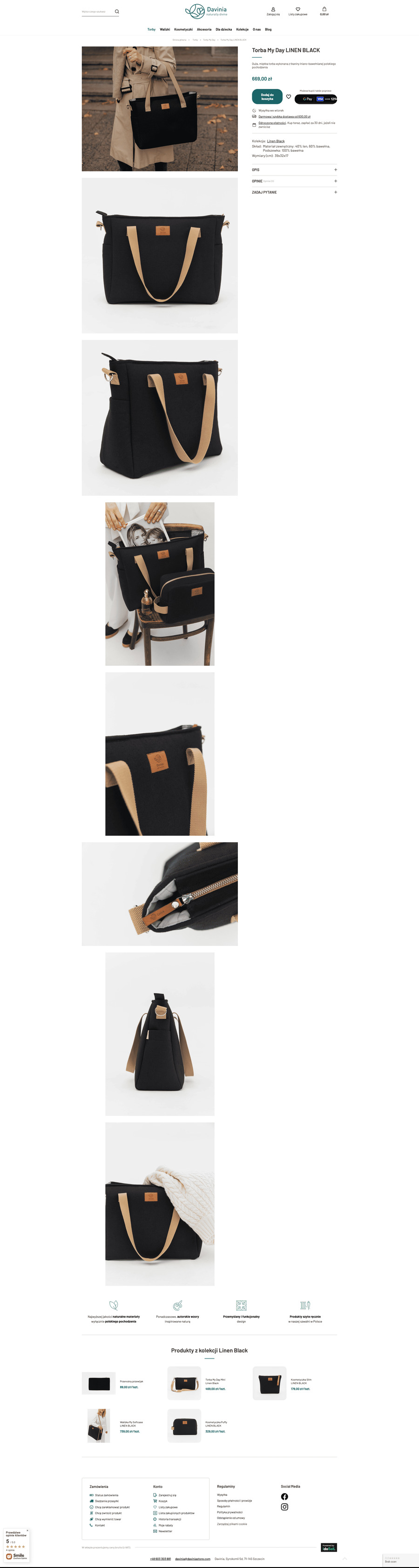 davinia.pl Karta towaru