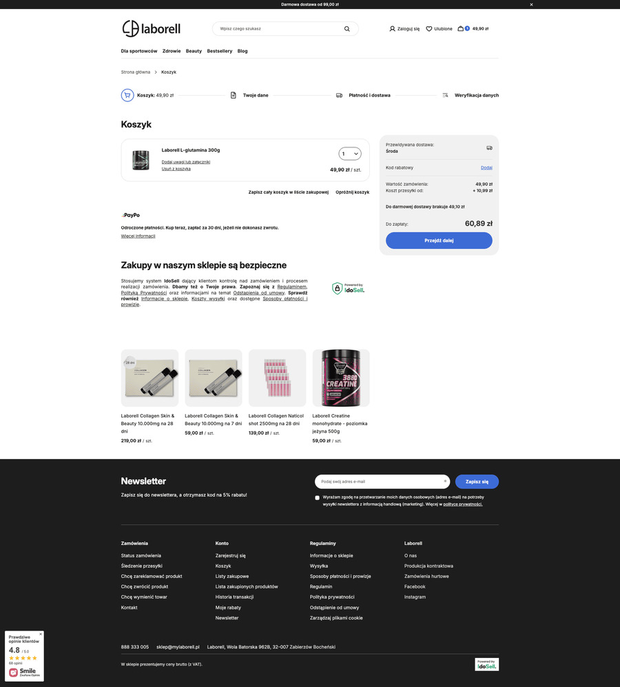 mylaborell.pl Koszyk
