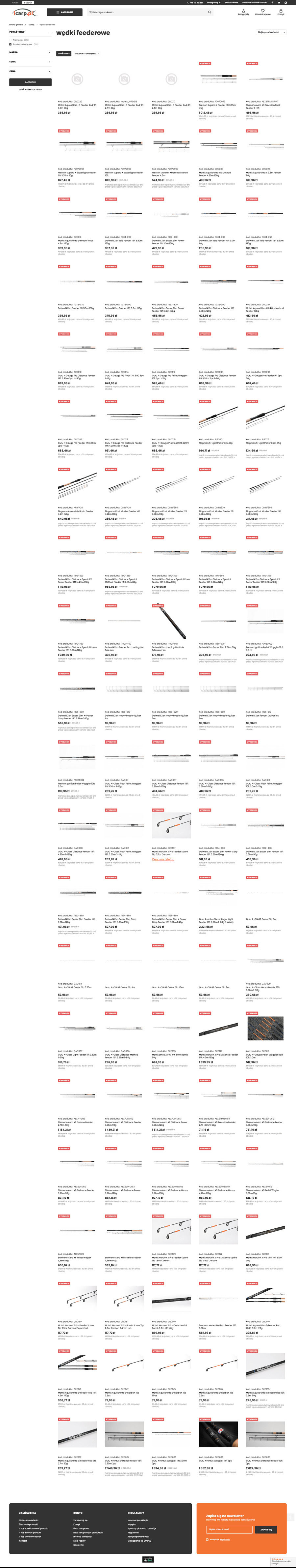 icarp.pl Lista towarów