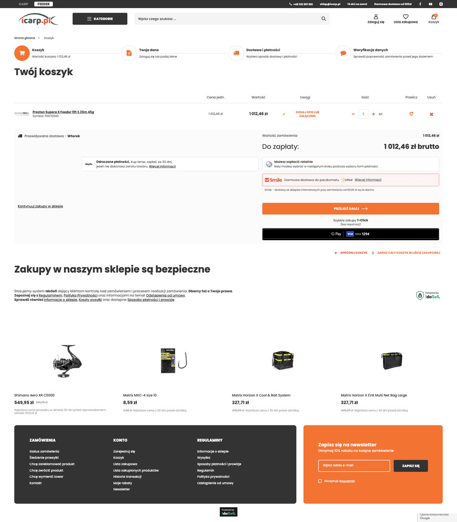 icarp.pl Koszyk