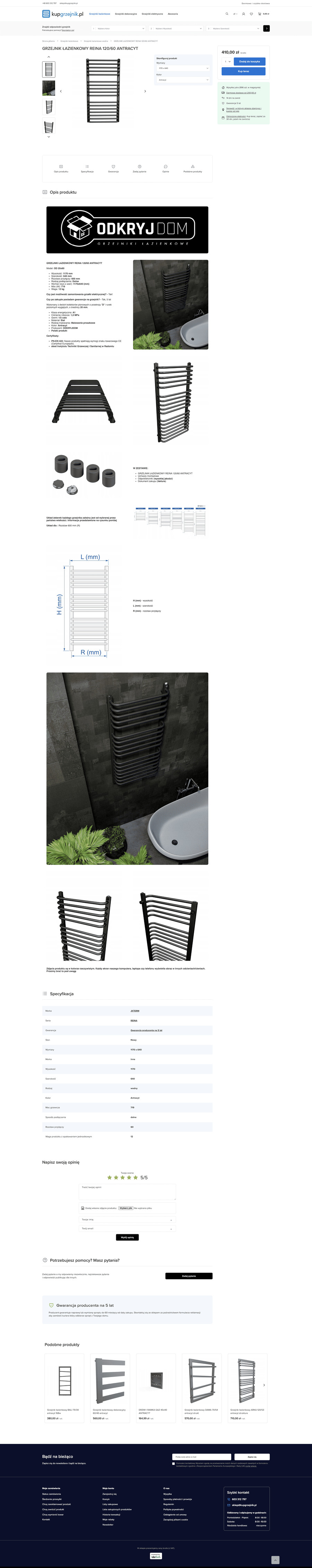 kupgrzejnik.pl Karta towaru