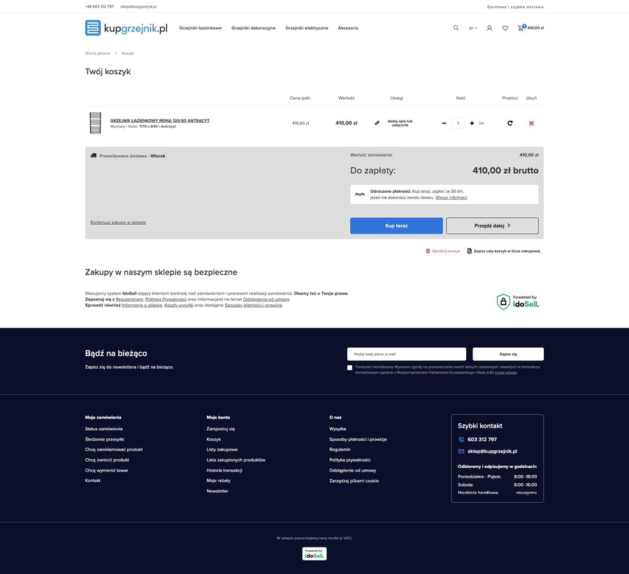 kupgrzejnik.pl Koszyk
