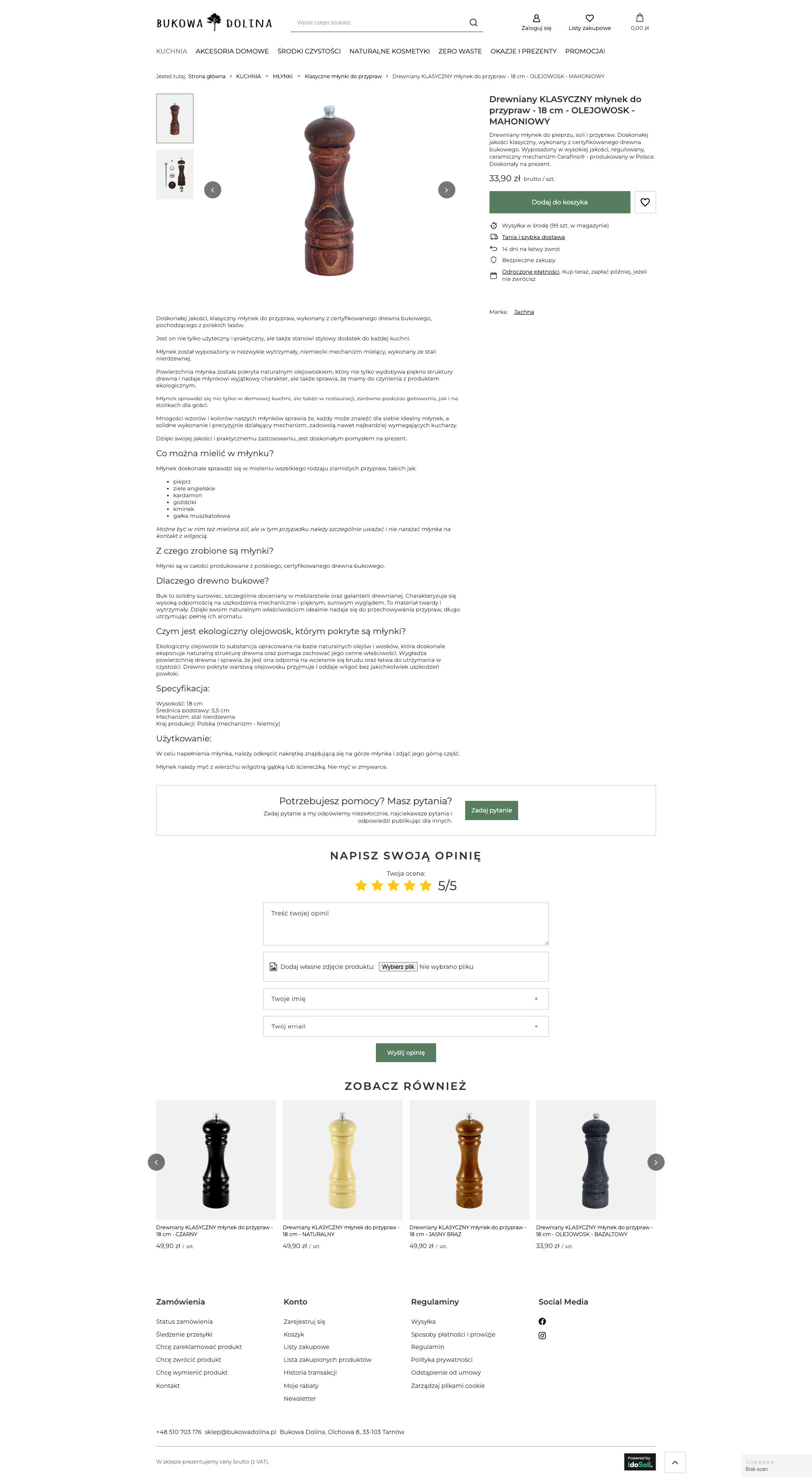 BukowaDolina.pl Karta towaru