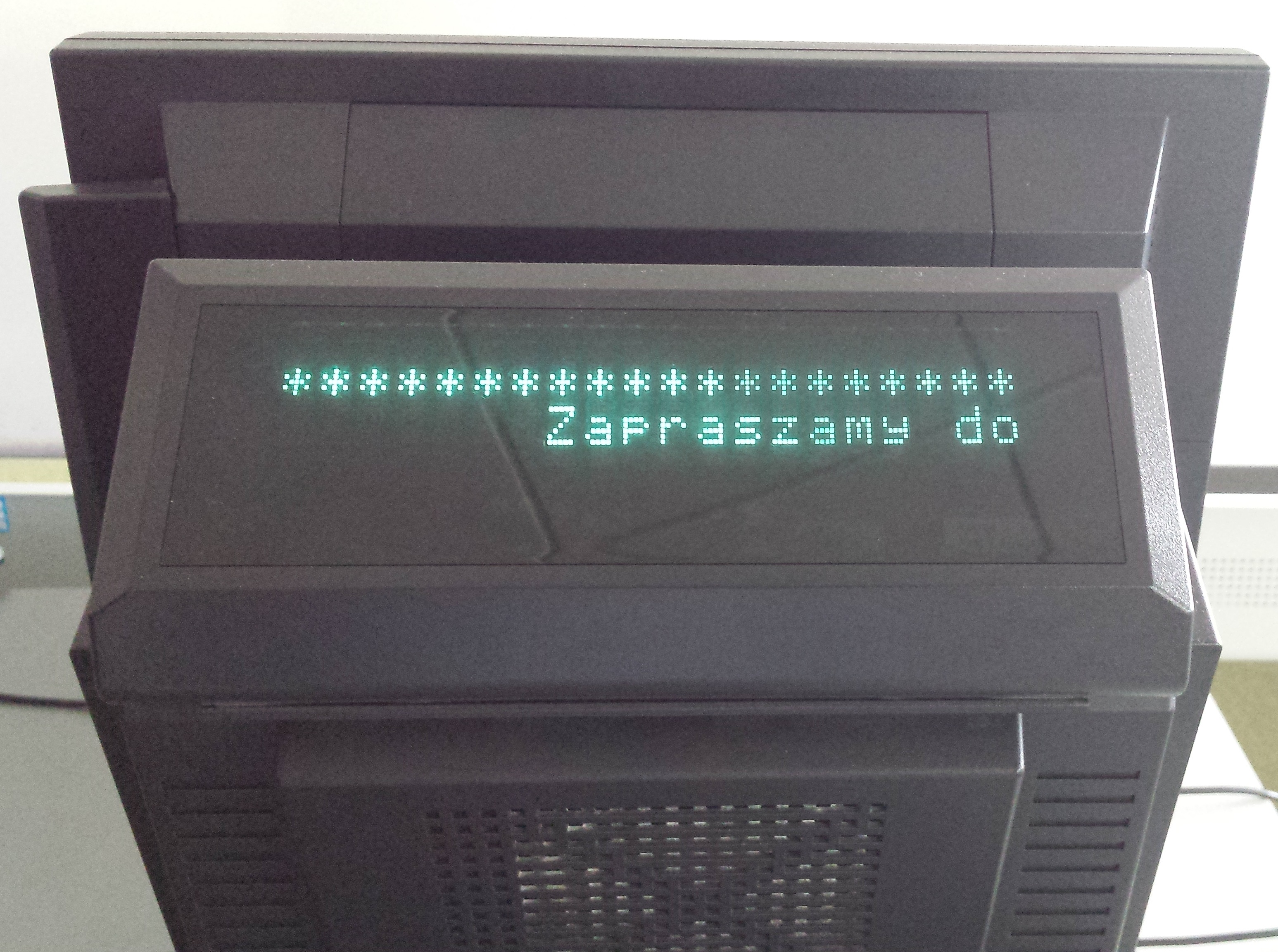 Wyświetlacz POS - Zapraszamy do  ...