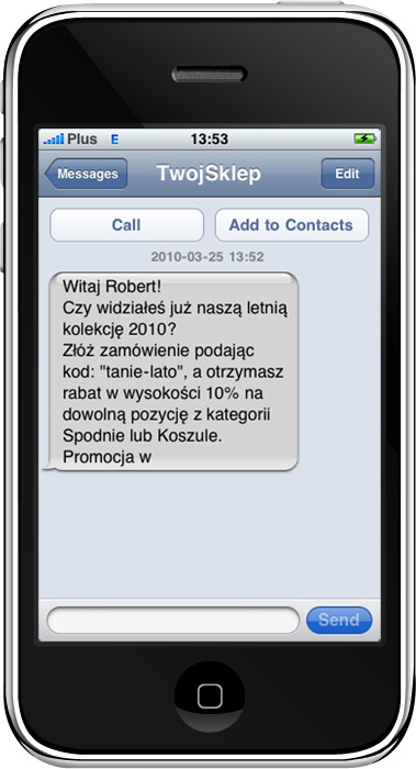 Newsletter SMS w IdoSell Shop