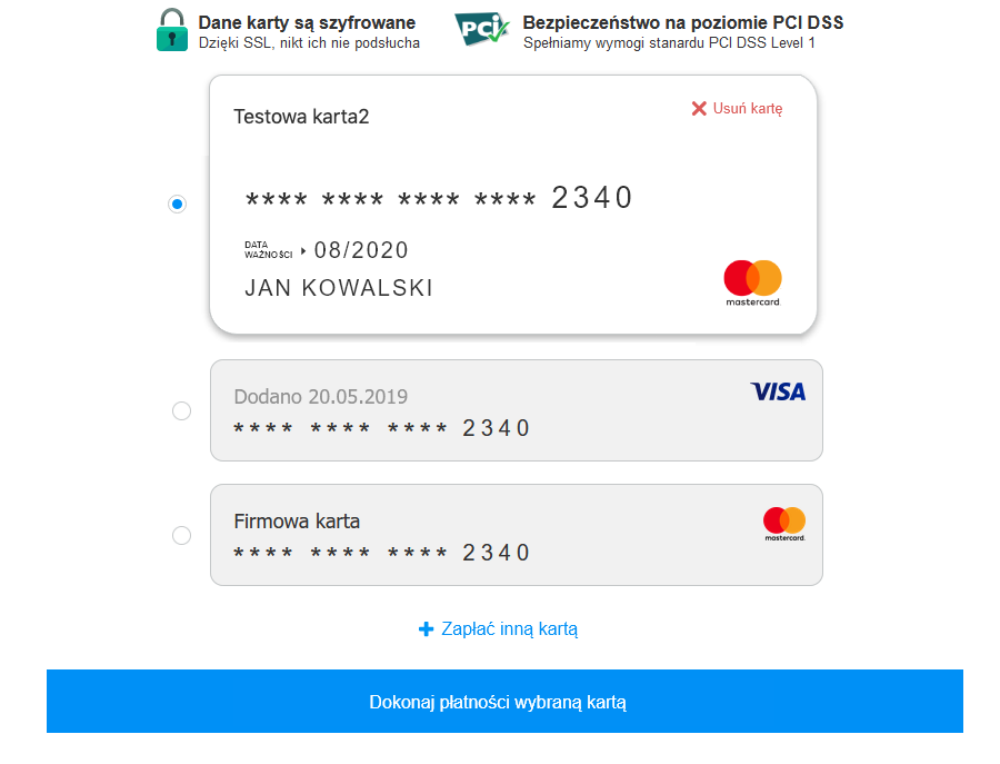 Płatność kartowa IAI Pay - Płatność kartowa IAI Pay