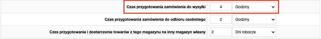 Czas magazynu - Czas magazynu