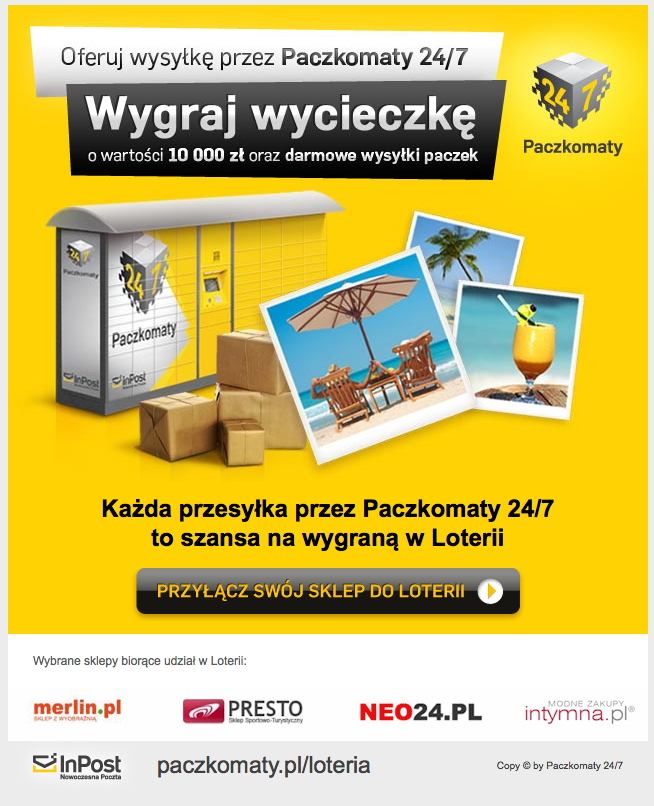 Loteria InPost, Paczkomaty 24/7