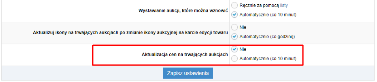 Automat do zmian cen - Automat do zmian cen