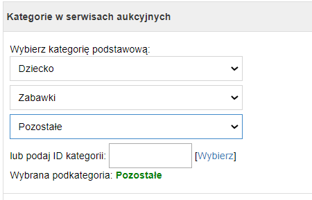 Uzupełniona kategoria - Uzupełniona kategoria
