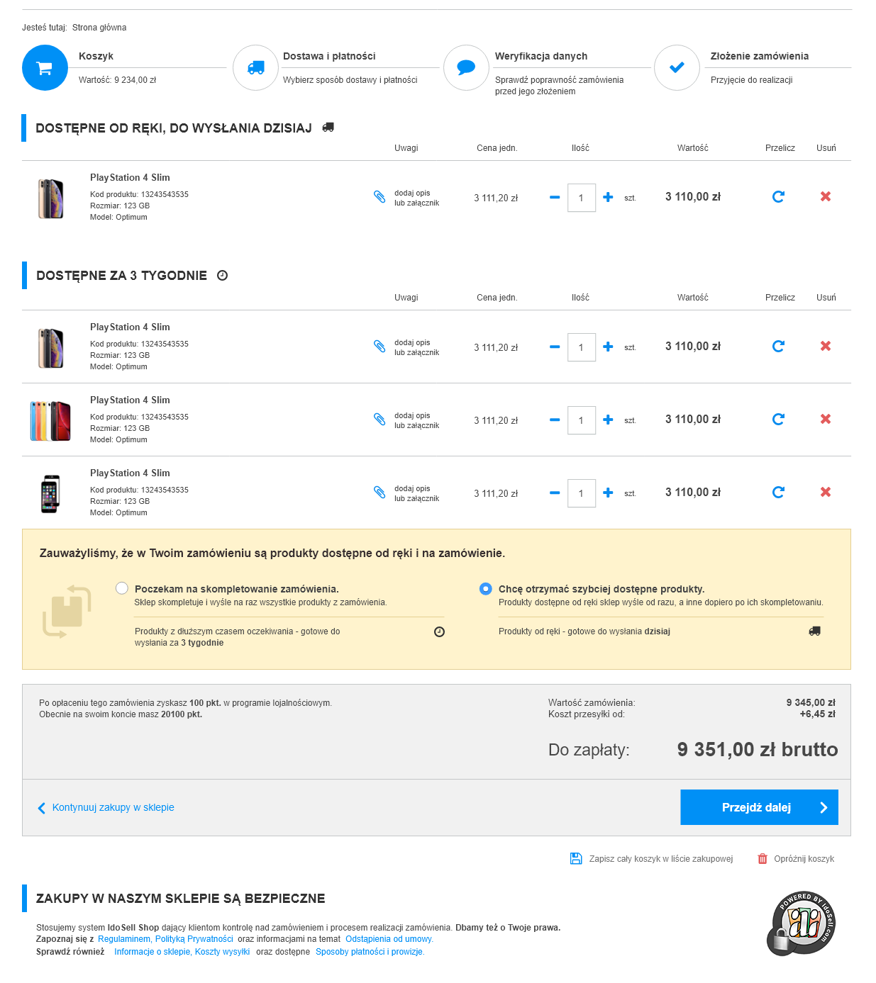 podzial mini - podzial mini
