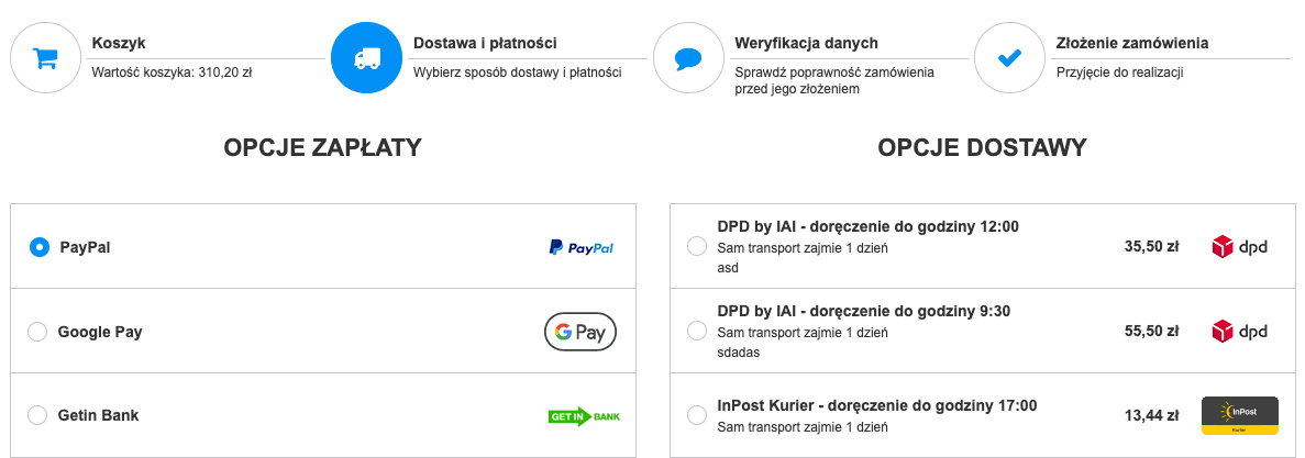 Kolejność płatności - Kolejność płatności