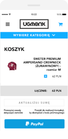 Pierwszy krok płatności - zdjęcie