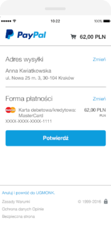 Drugi krok płatności - zdjęcie
