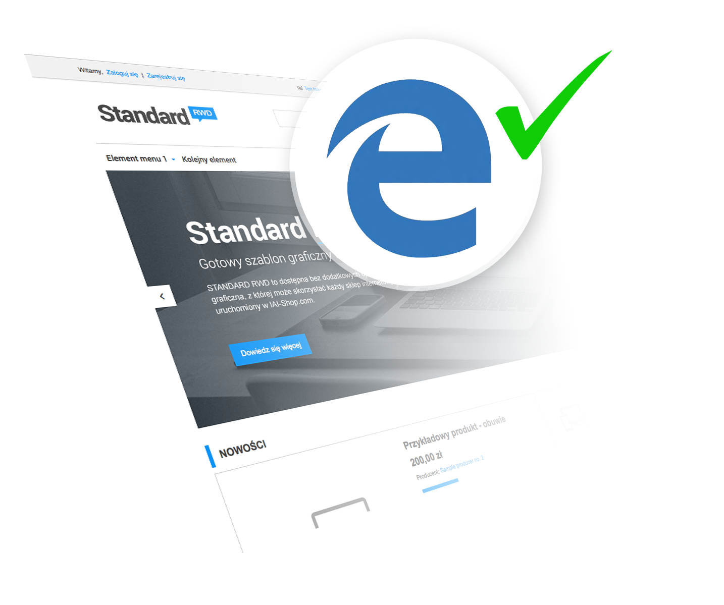 Kompatybilność z nową przeglądarką Microsoft Edge.