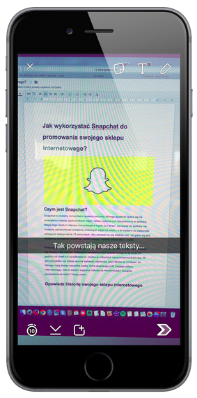 Snapchat dla sklepu internetowego