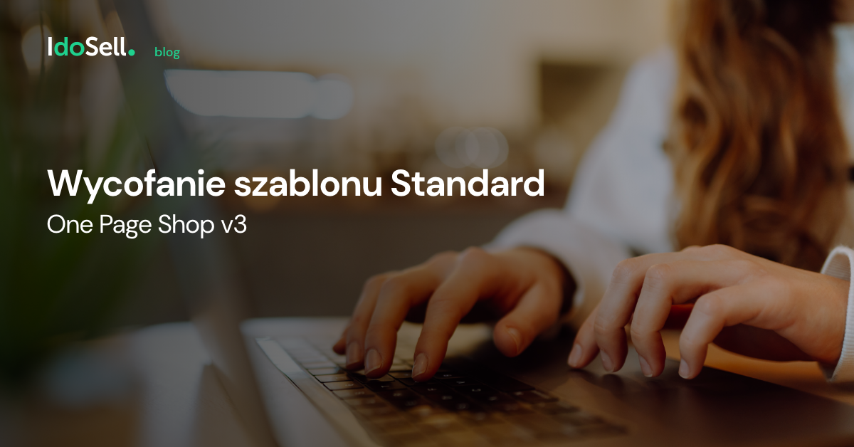 Wycofanie szablonu Standard One Page Shop v3