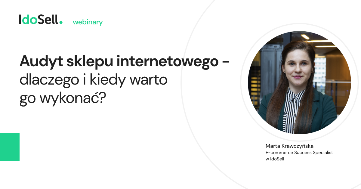 webinar idosell audut esklepu