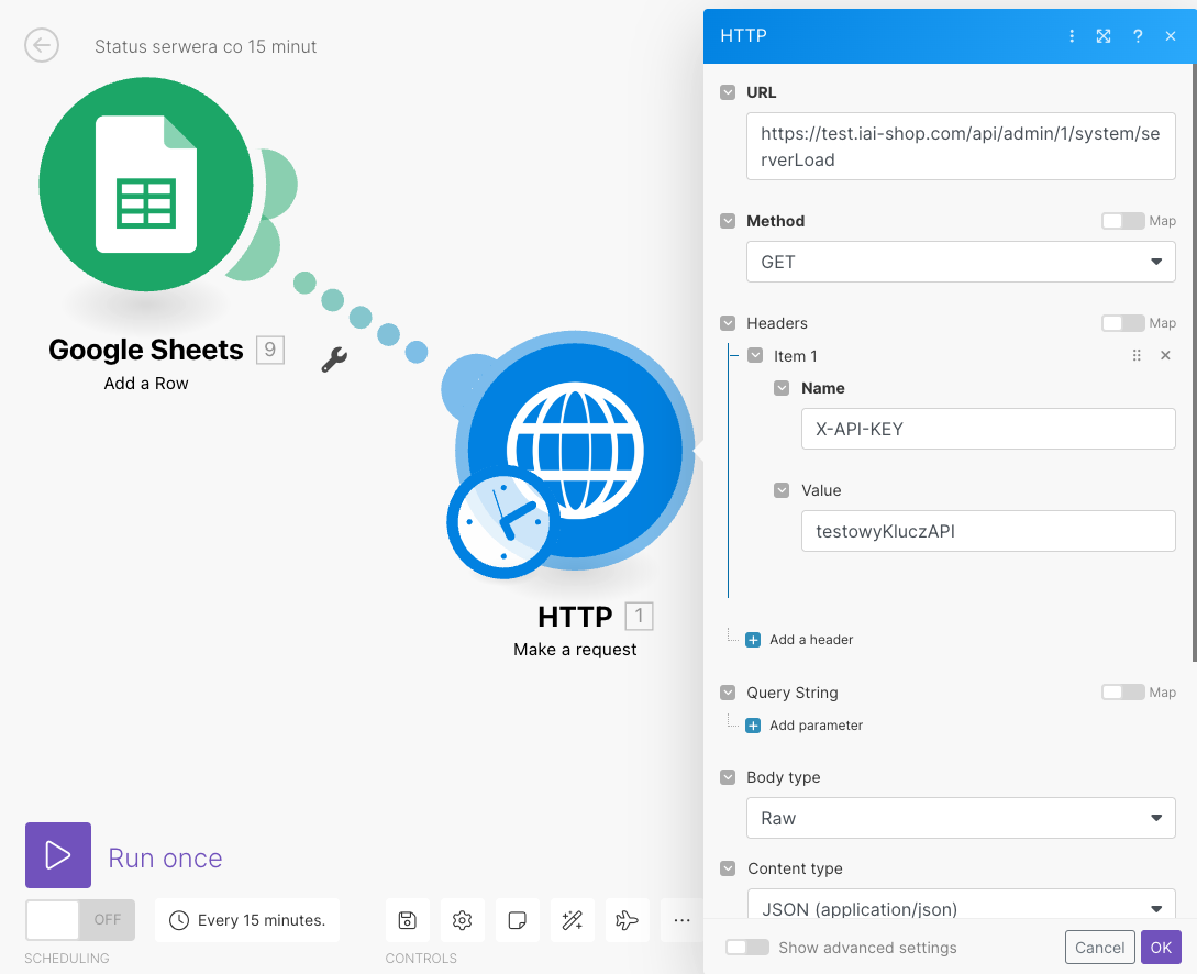 make.com-idosell-integracja - Make.com integracja z Admin API 3 IdoSell