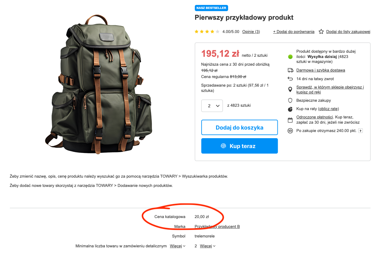Aktualizacje w szablonach STANDARD i ulepszona prezentacja obniżonych cen