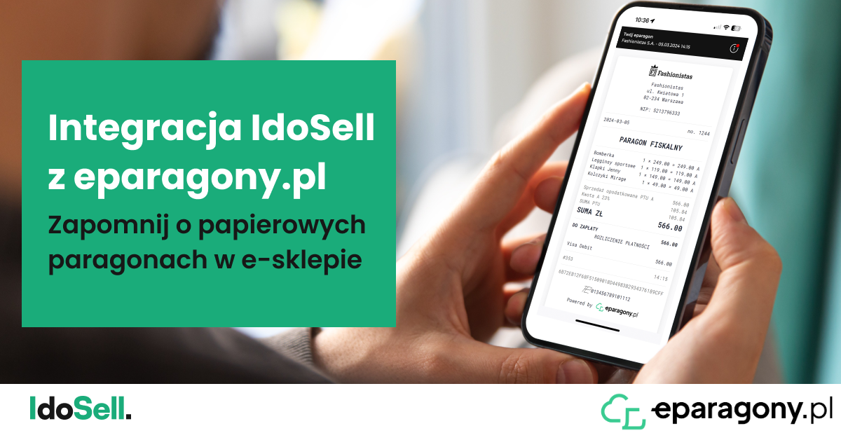 Integracja IdoSell z eparagony.pl