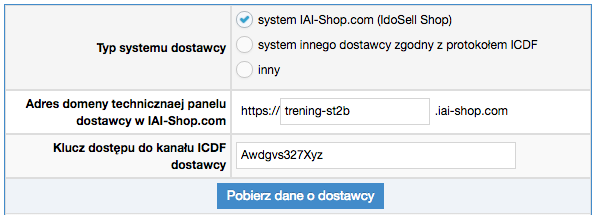 Automatyczna weryfikacja dostępności w magazynach dostawcy w trakcie składania zamówienia w sklepie 