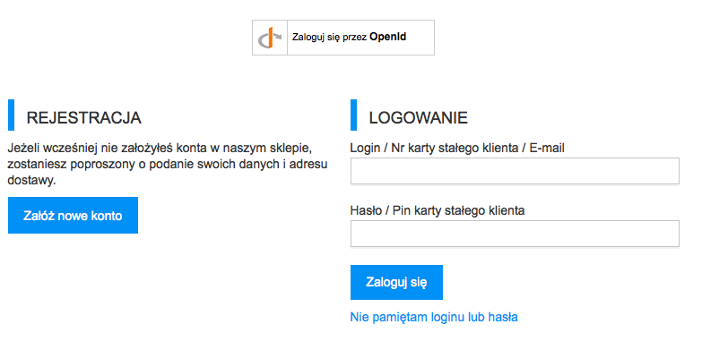 Logowanie po przez OpenID
