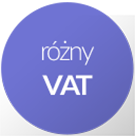Sprzedaż z różnym VAT