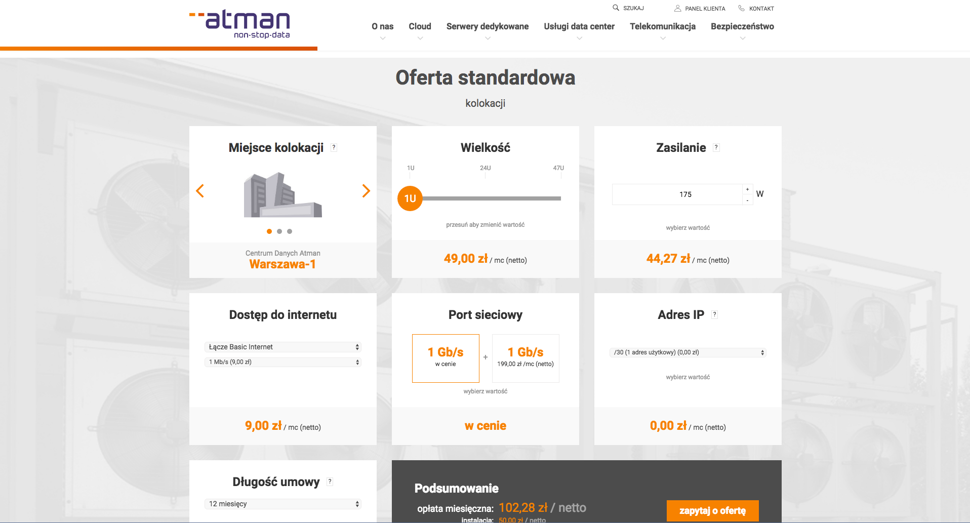 Sklep atman.pl oferta