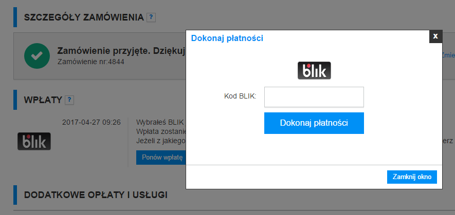 IAI Pay - Blik Level 0