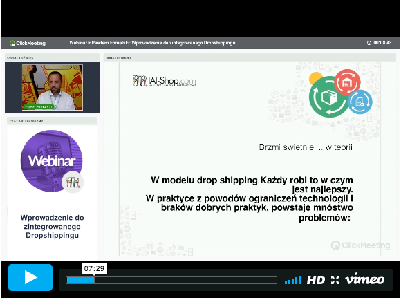 Webinar: Wrpwadzenie do Dropshippingu