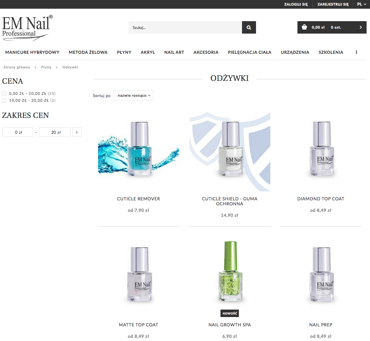 kategorie em-nail
