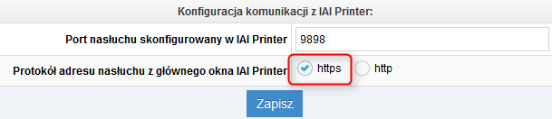 IAI Shop.com Ido Sell, IAI Printer, wydruki FV na drukarce fiskalnej