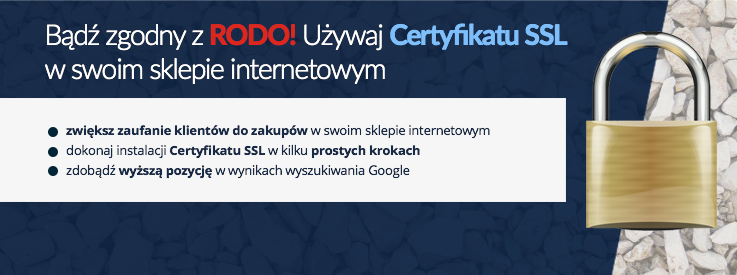 tanie certyfikaty ssl dla sklepu internetowego