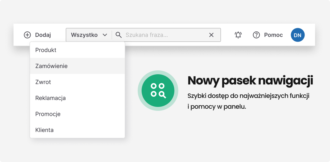Nowy dashboard IdoSell