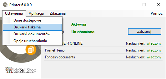 Printer, IdoSell Shop, wydruki fiskalne - Printer, IdoSell Shop, wydruki fiskalne