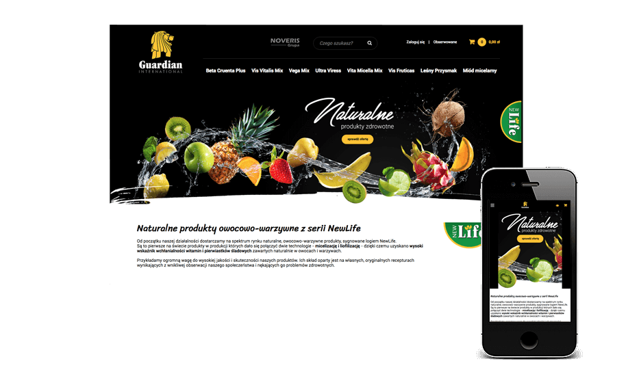 Sklep internetowy w IdoSell Shop: guardianinter.com.pl 