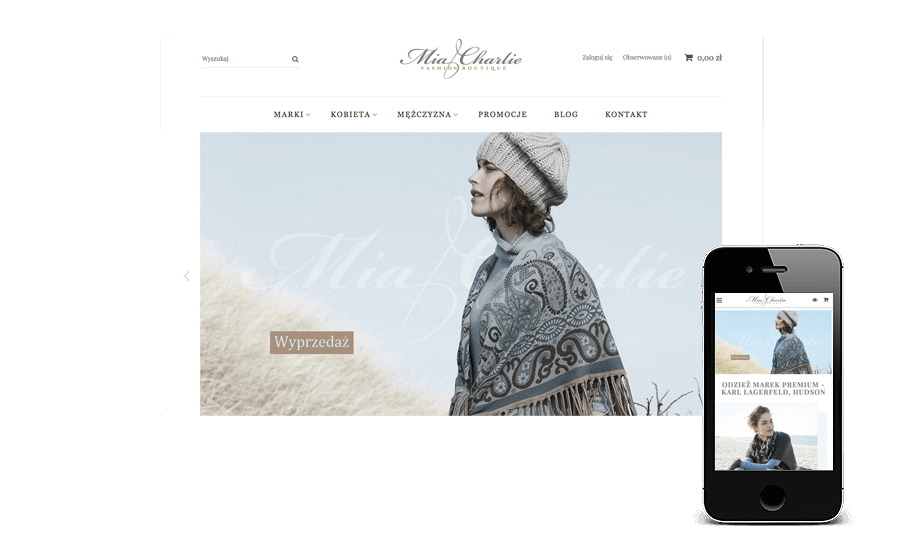 Sklep internetowy w IdoSell Shop: miaandcharlie.com