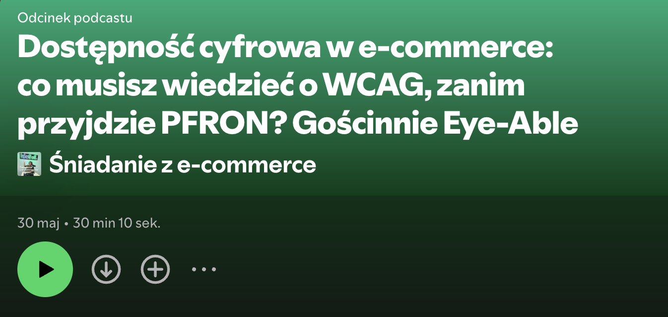 WCAG w e-commerce