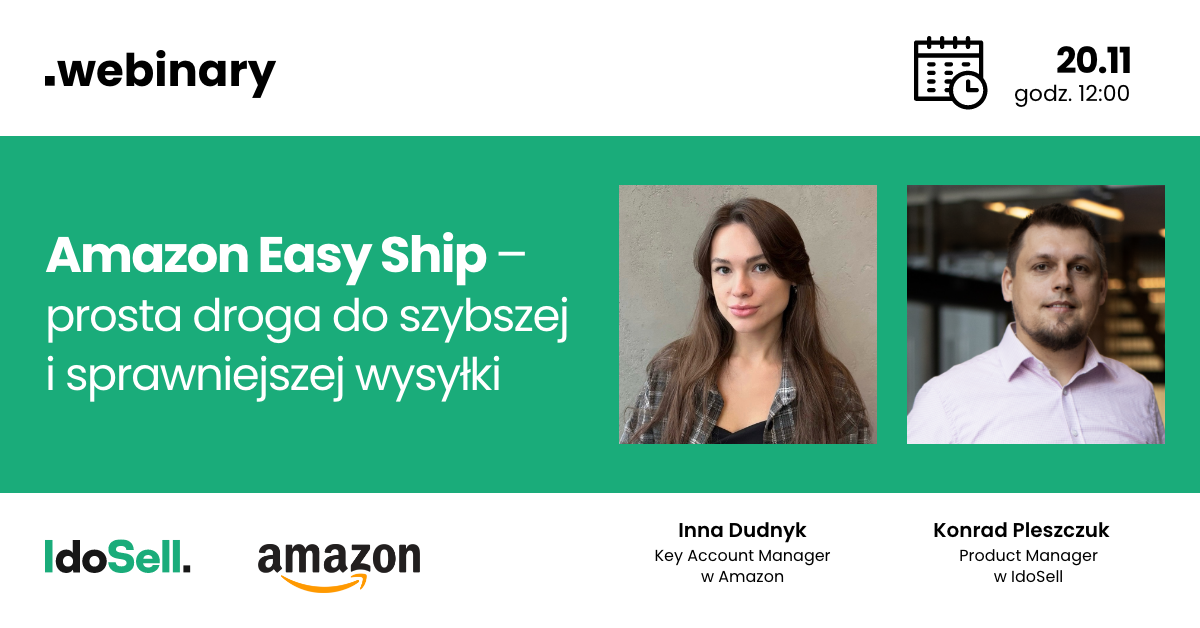 [WEBINAR] Amazon Easy Ship ? prosta droga do szybszej i sprawniejszej wysyłki