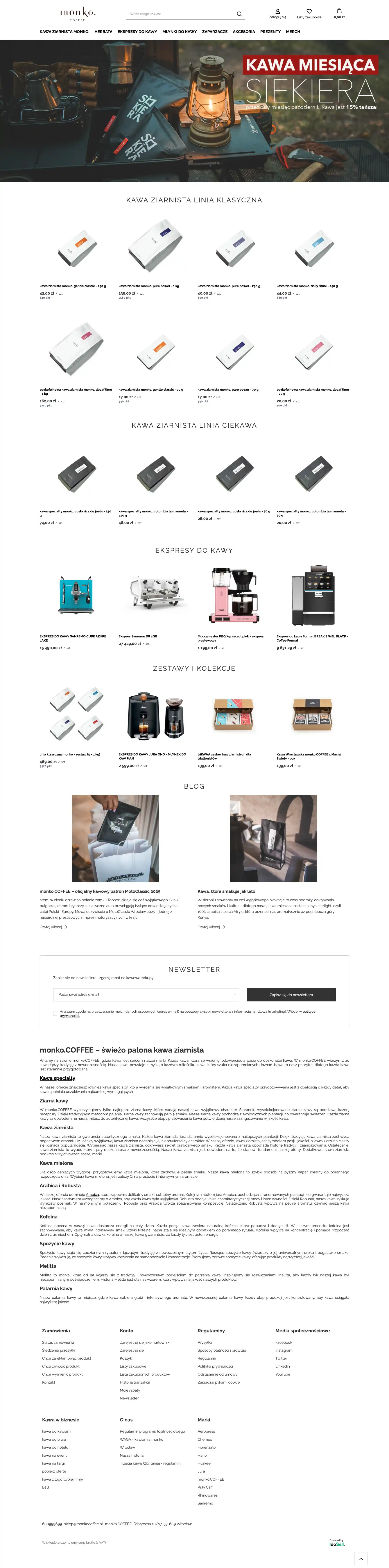 MonkoCoffee.pl Strona główna