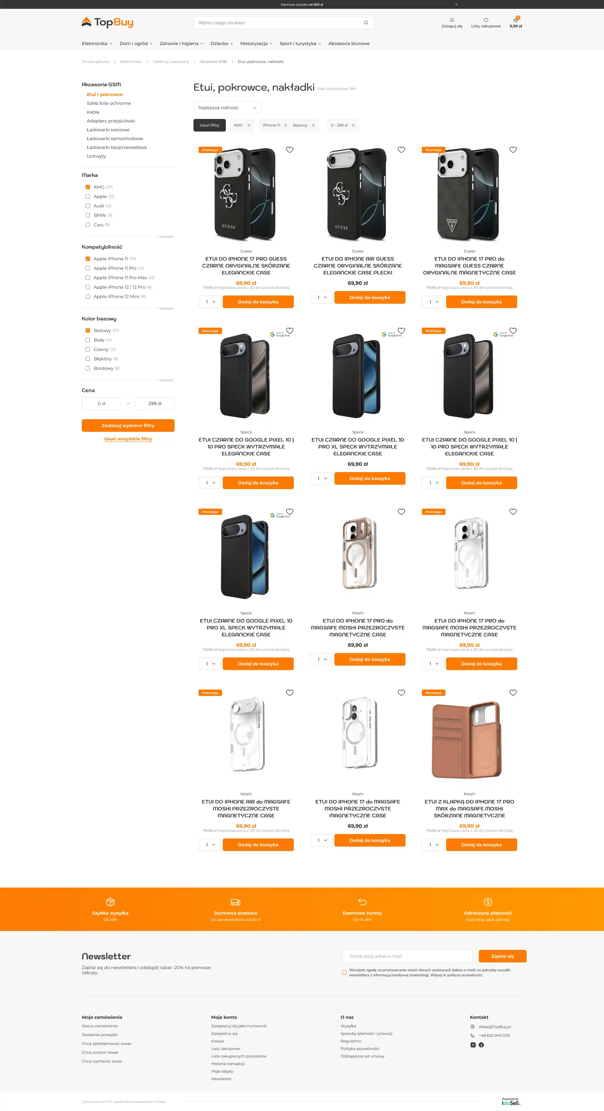 topbuy.eu Lista towarów