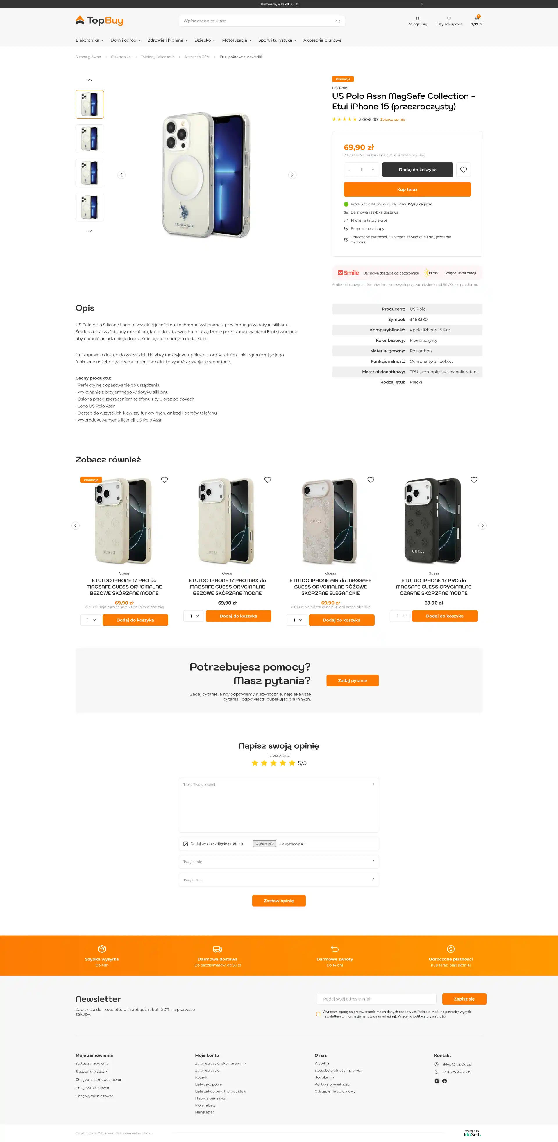 topbuy.eu Karta towaru