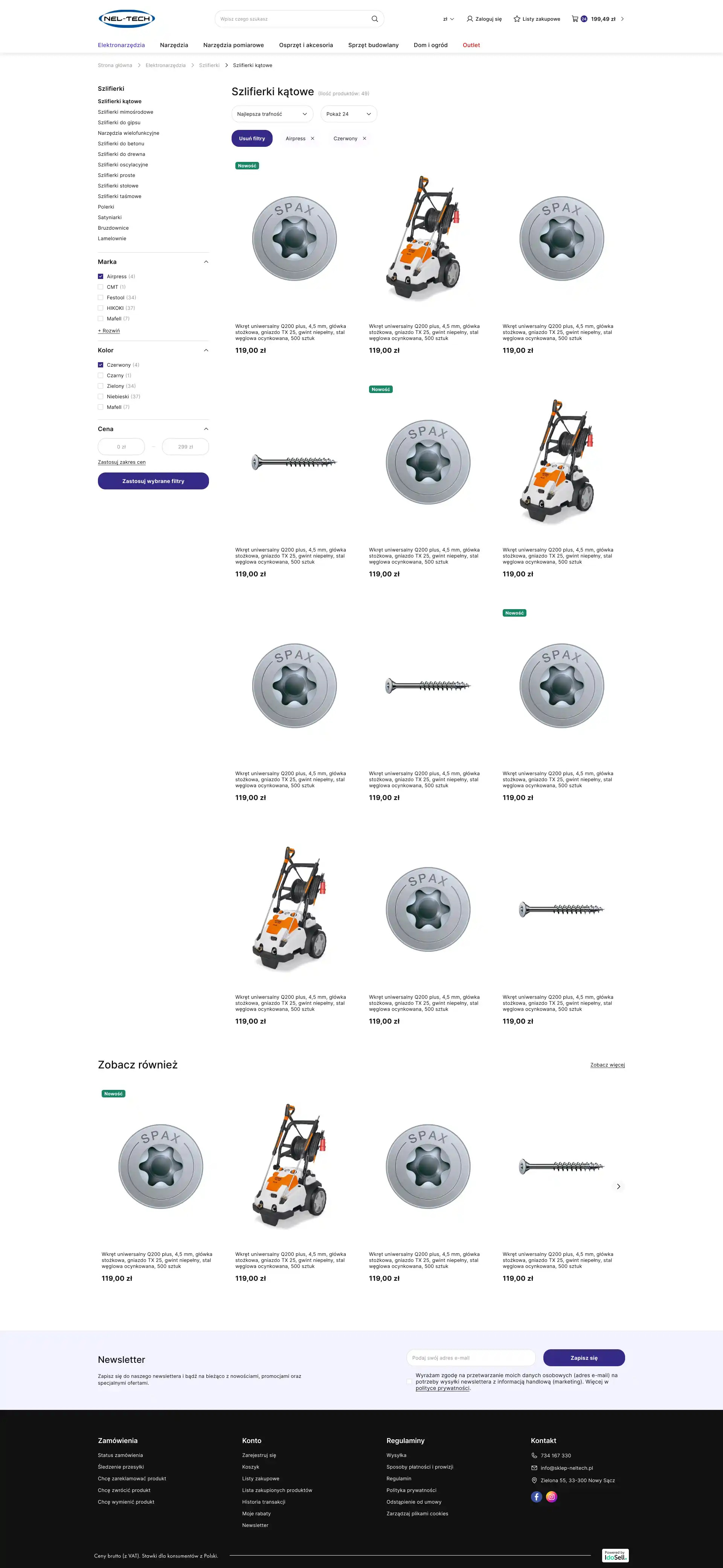 sklep.neltech.pl Lista towarów
