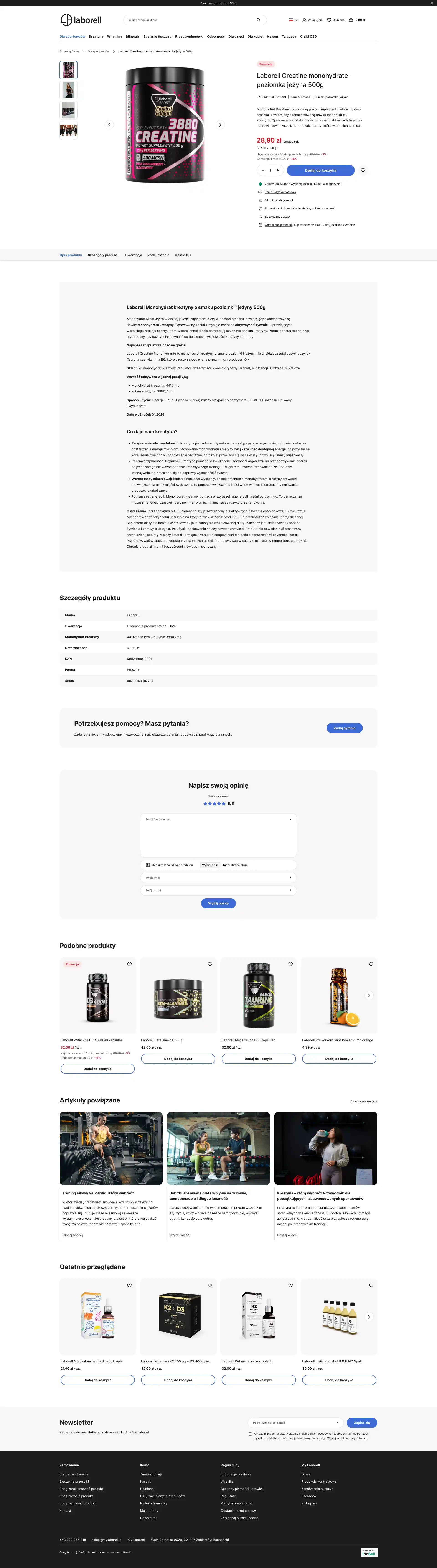 mylaborell.pl Karta towaru