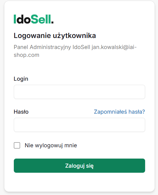 logowanie