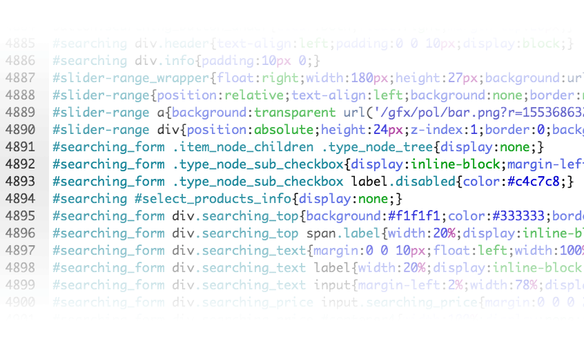 CSS widok - widok CSS